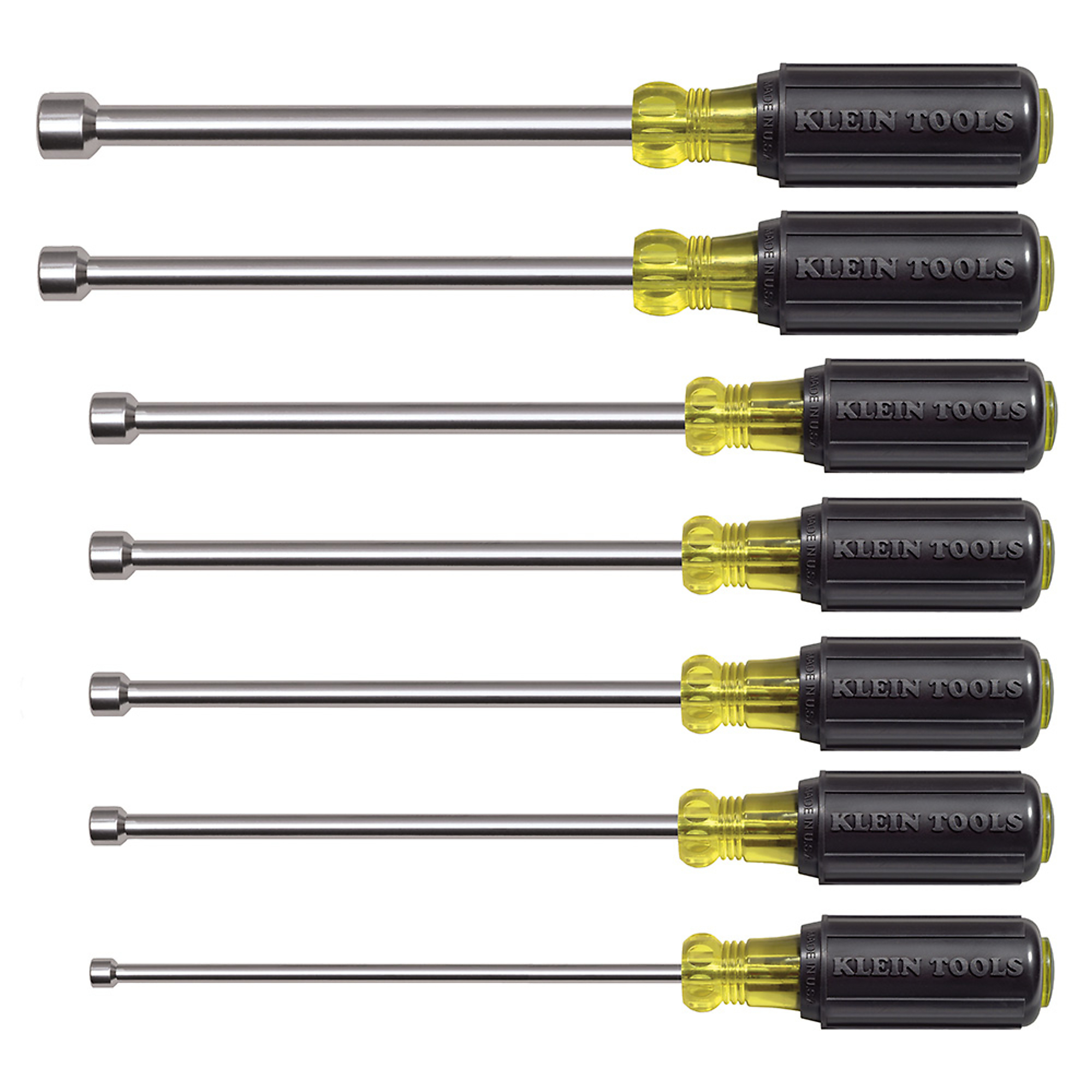 Nut Driver Set, Magnetic Nut Drivers, 6-Inch Shaft, Model# 647M